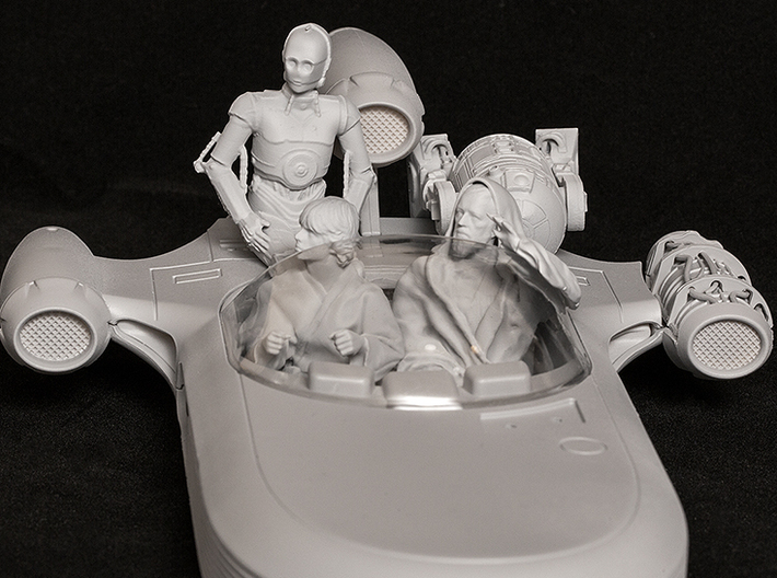 Extra Figure for Revell X-34 Landspeeder 3d printed