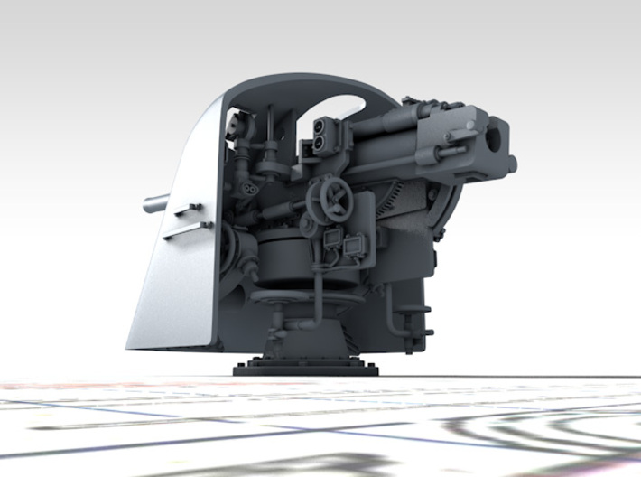 1/72 German 8.8cm L/45 MPL C/13 Guns x2 3d printed 3D render showing product detail