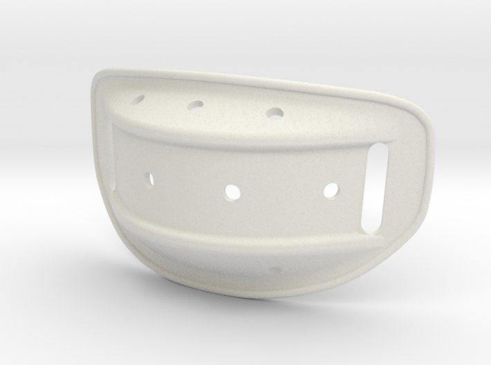 Helmet Chin Cup 1/2 Scale 3d printed