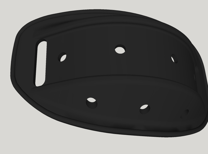 Helmet Chin Cup 1/2 Scale 3d printed 