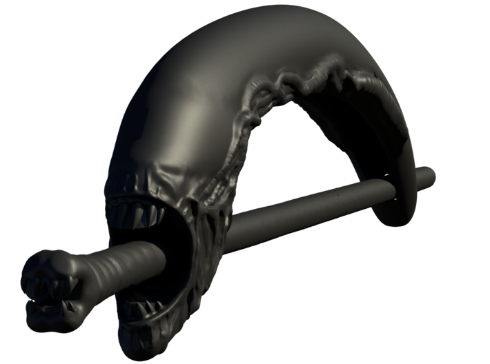 Xenomorph Hairpin 3d printed Front View