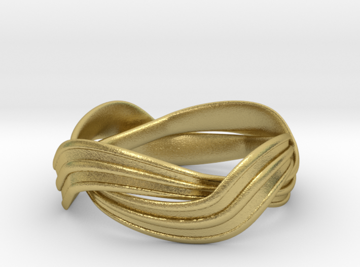 Turban Roll - Ring 3d printed