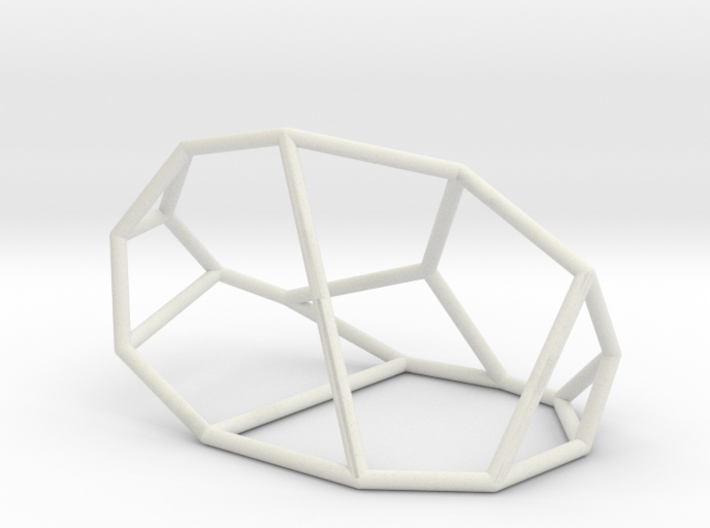 "Irregular" polyhedron no. 1 3d printed 