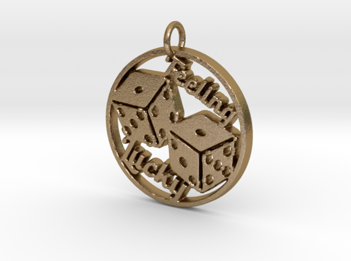 Feeling Lucky Dice Pendant 3d printed