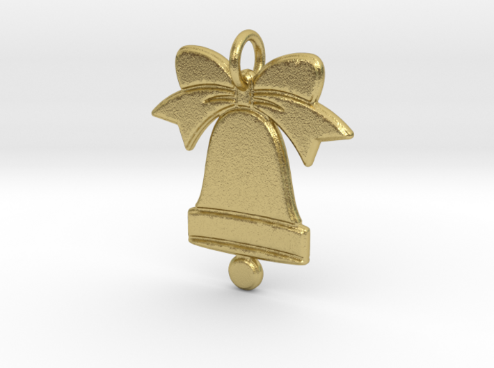 Christmas Bell Charm 3d printed