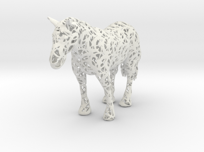 Horse Filigree 3D 3d printed 