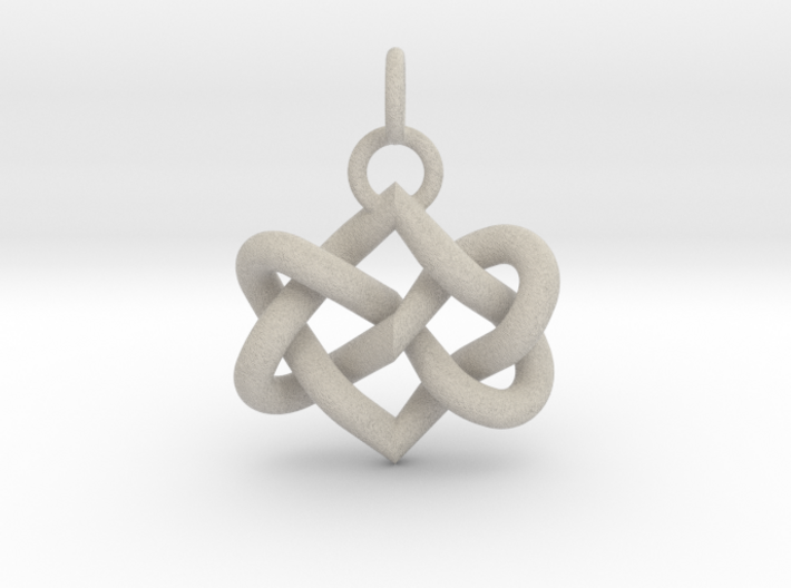 Celtic heart 3d printed