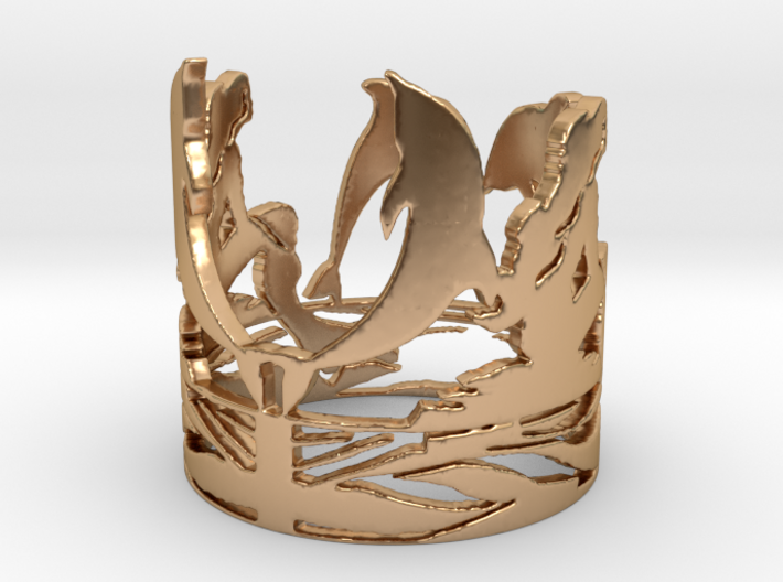 Sirens Song Ring 3d printed
