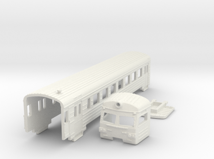 ER2t electric train Soviet Russian n scale 3d printed