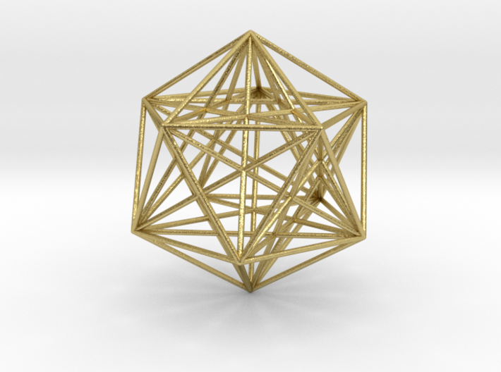 Icosahedron Dodecahedron Nest 3d printed