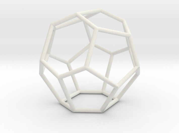 Fullerene with 15 faces 3d printed