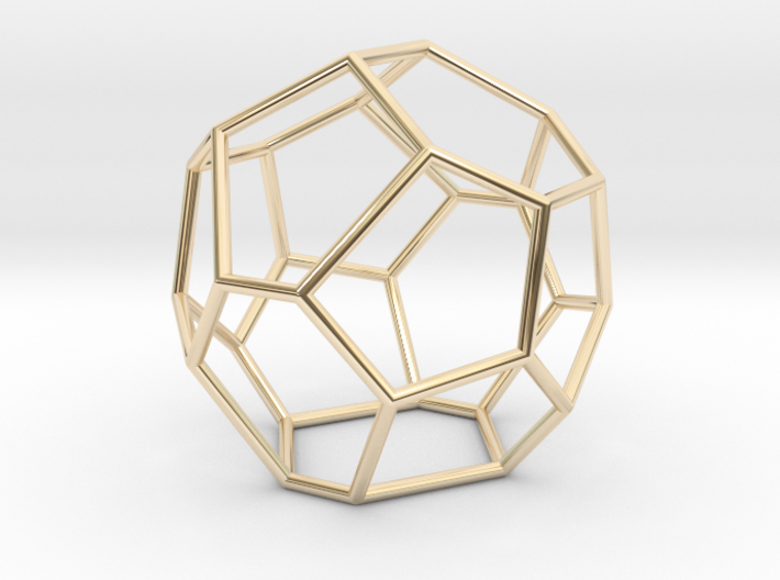 Fullerene with 17 faces, no. 3 3d printed
