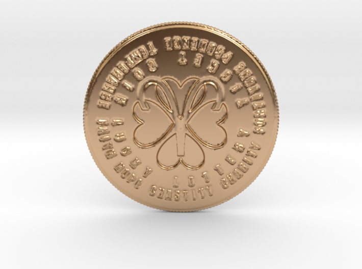 Aries Coin of 7 Virtues 3d printed