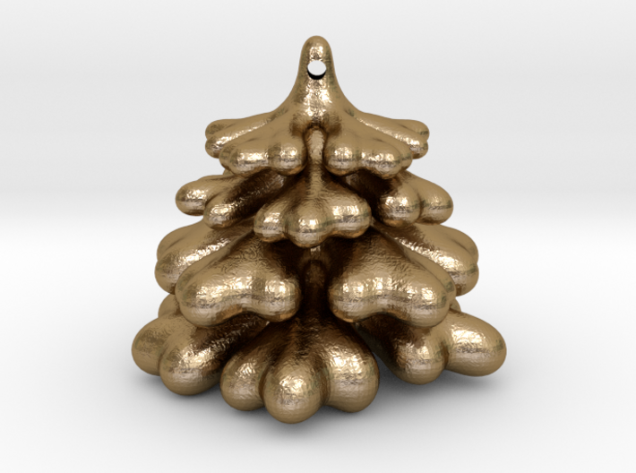 Christmas Tree Pendant 3d printed