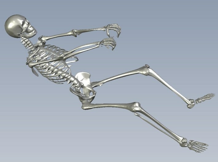1/64 scale Viking oarsman skeleton figure x 1 3d printed 