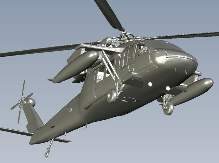 1/200 scale Sikorsky UH-60 Black Hawk x 3 3d printed 