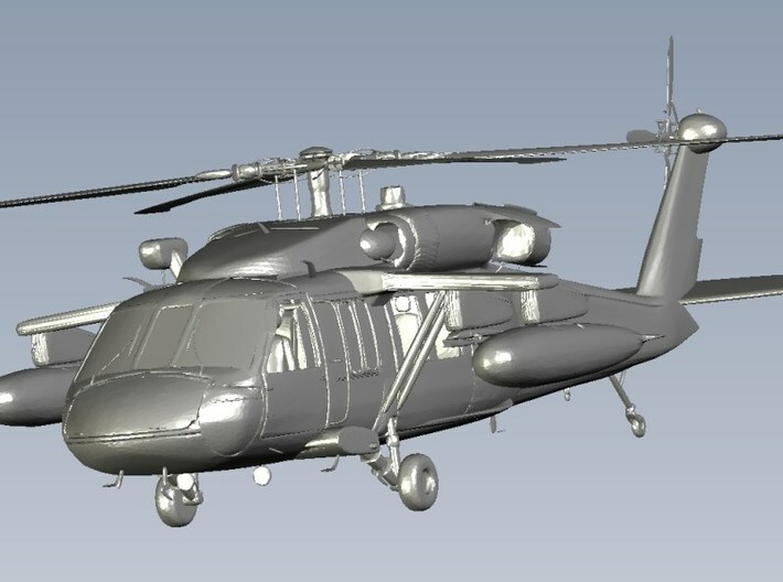 1/200 scale Sikorsky UH-60 Black Hawk x 6 3d printed 