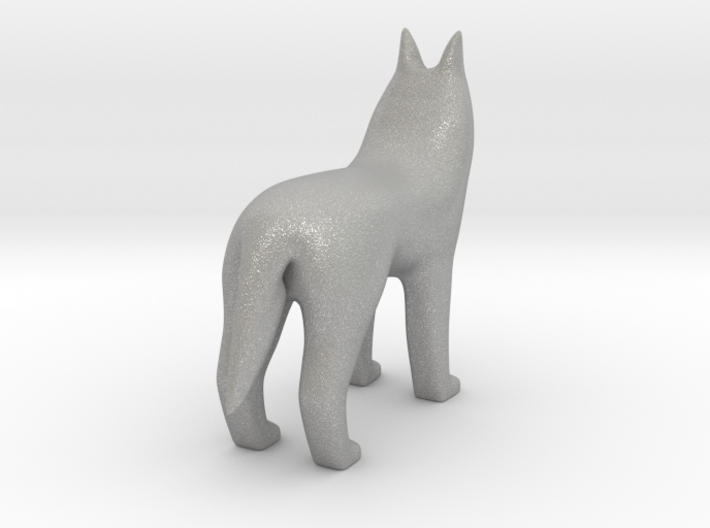 Standing Wolf 3d printed