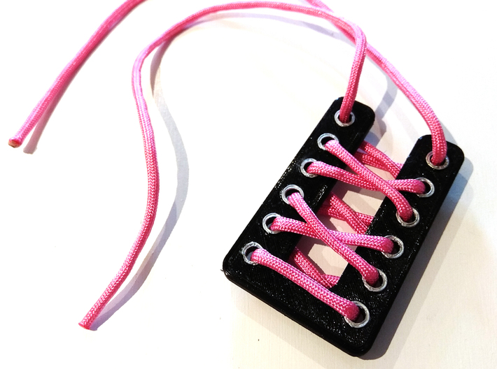 Shoe Lace Practice Learning Toy for Kids 3d printed With Laces instaled