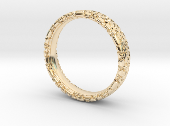 Wedding Ring Snake 5 mm 3d printed