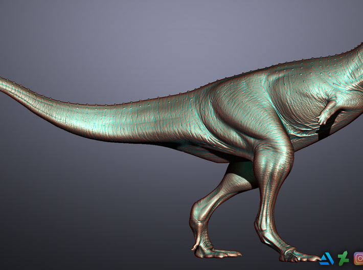 Carnotaurus sastrei - 1/40th Scale 3d printed 