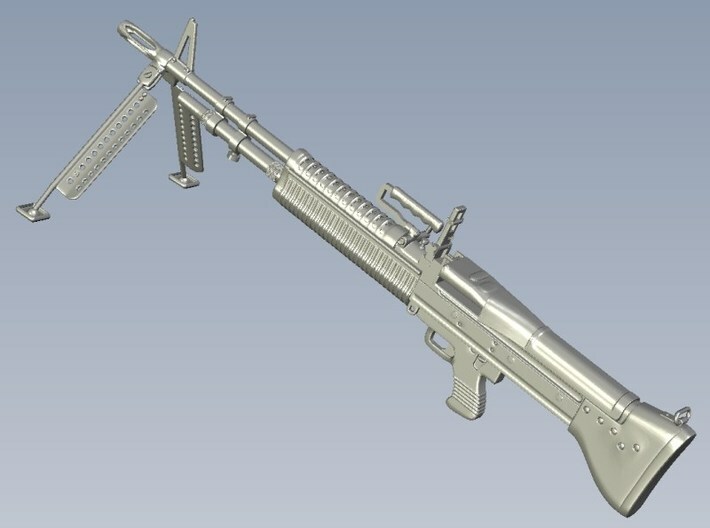 1/24 scale Saco Defense M-60 machineguns x 6 3d printed 