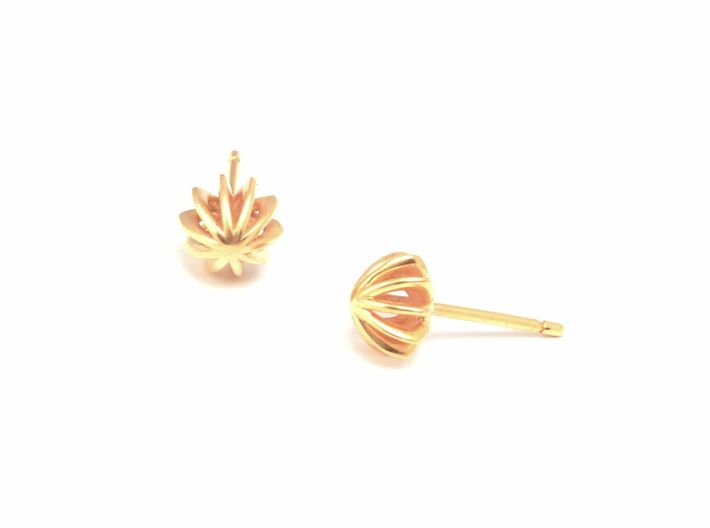 Sea Urchin Earrings small 3d printed pendientes mar