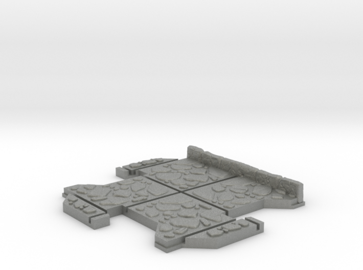 Small 3 way Dungeon Tile 3d printed