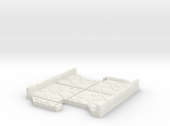 Small 2 way Dungeon Tile 3d printed