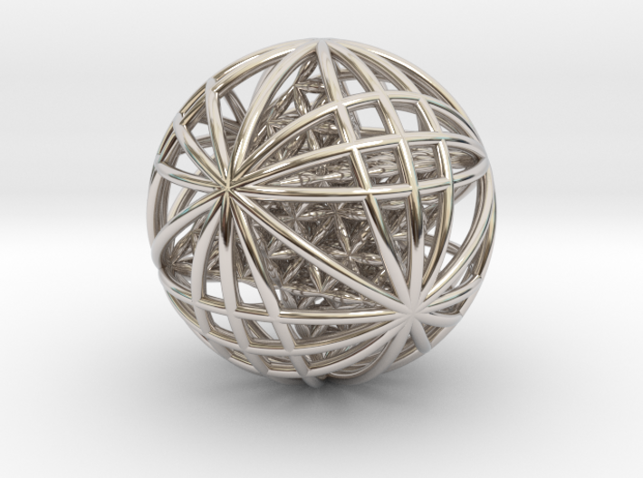 Tantric Star of Awesomeness Sphere (no bale) 2.5&quot; 3d printed