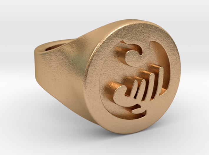anime ring request female 9 3d printed