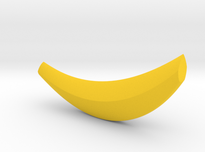 Banana shape chopstick holder 3d printed