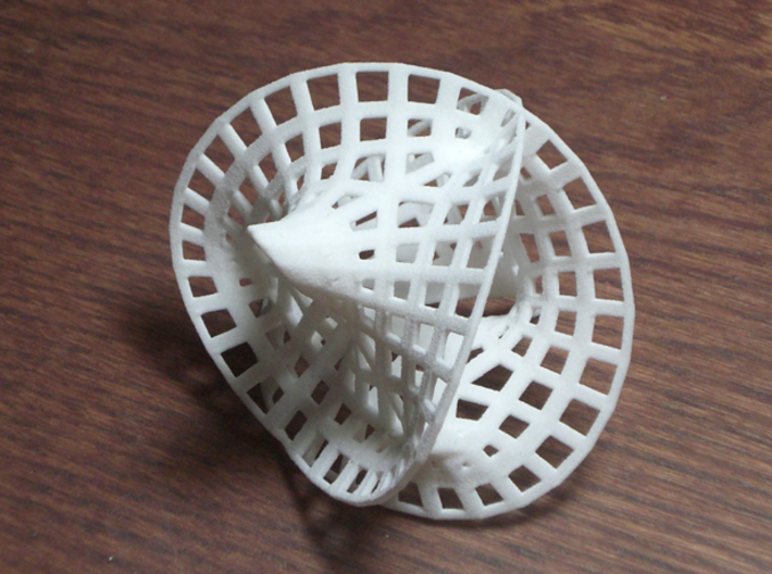 Fermat Space 3d printed a projection into 3D of Fermat space