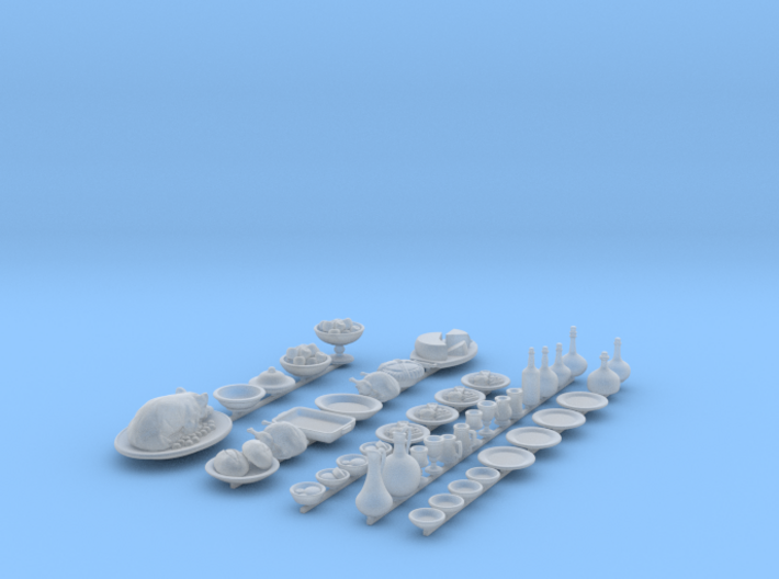 Elite Feast Set for 1/48 scale settings 3d printed