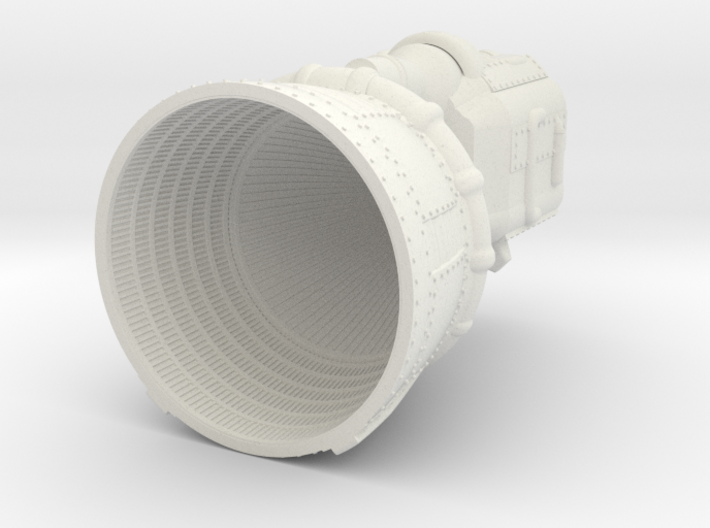 F-1 Engine Batted 1:48 3d printed