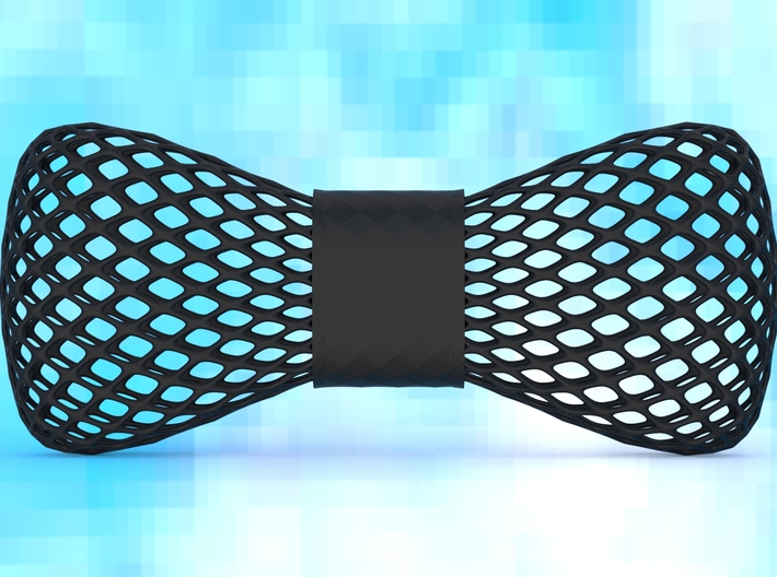 bowtie wireframe 3d printed 