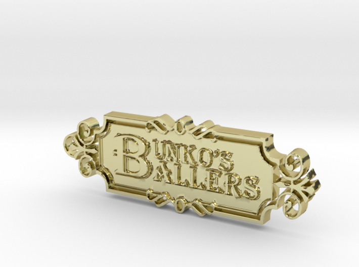 Bunko's Ballers Keychain 3d printed