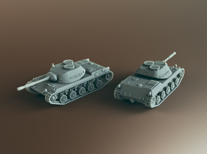 Spähpanzer Ru 251 Tank Scale: 1:100 3d printed