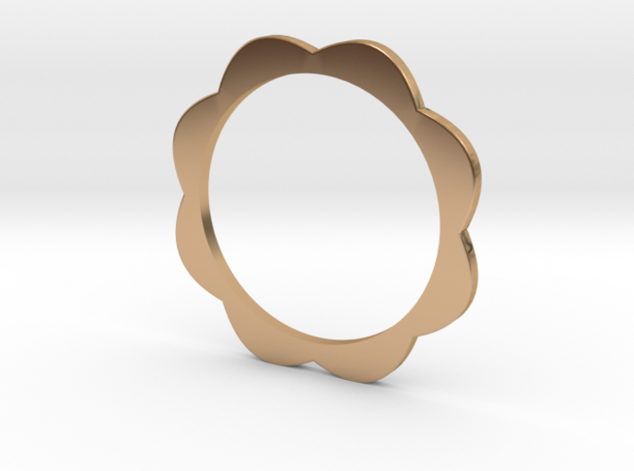 Flower Power - Bangle thick 3d printed