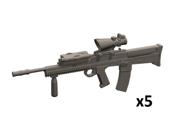 1/16 L85A2 assault rifles 3d printed