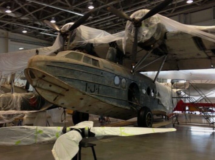 Sikorsky JRS-1  Pearl Harbour Set 3d printed Pearl Harbour survivor at the Smithsonian