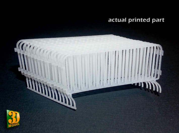 Portable barrier 30x (1/35) 3d printed Portable barriers - 30 pieces - actual print