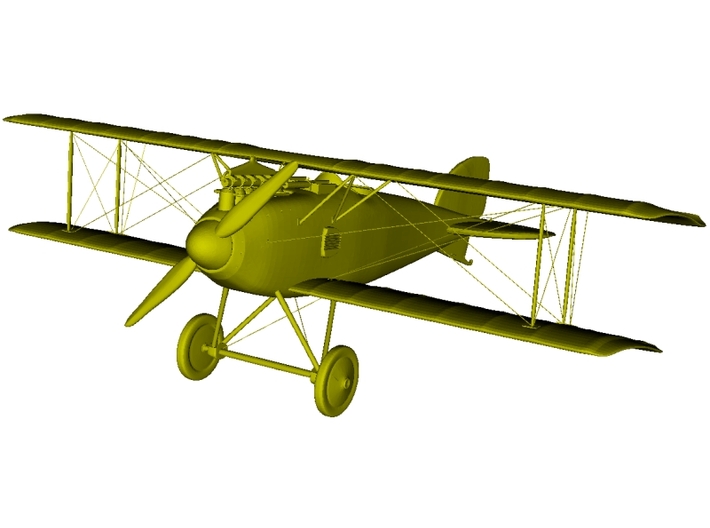 1/285 scale Albatros D.III WWI biplane x 1 3d printed