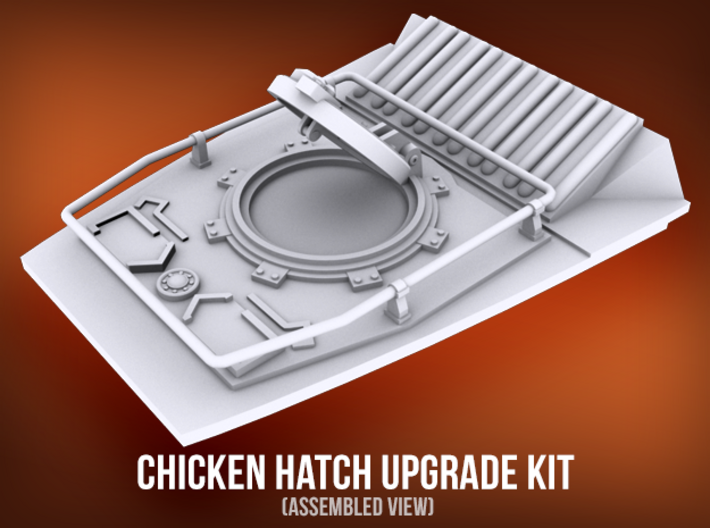 Chicken Hatch Upgrade Kit 3d printed 