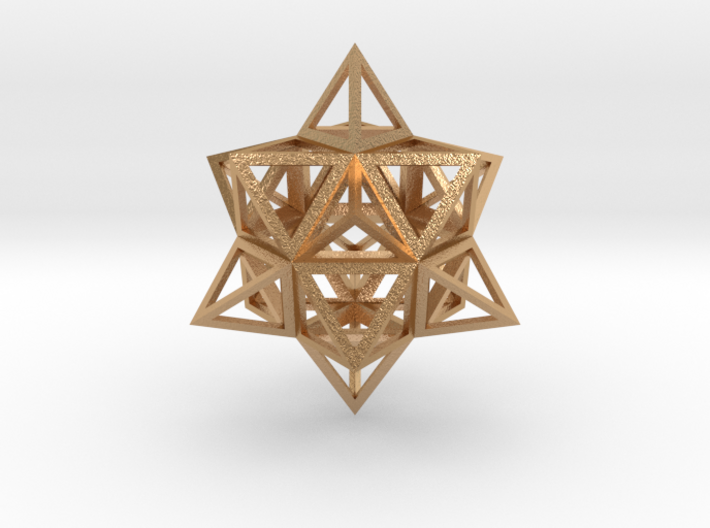 Wireframe Stellated Vector Equilibrium 3&quot; 3d printed