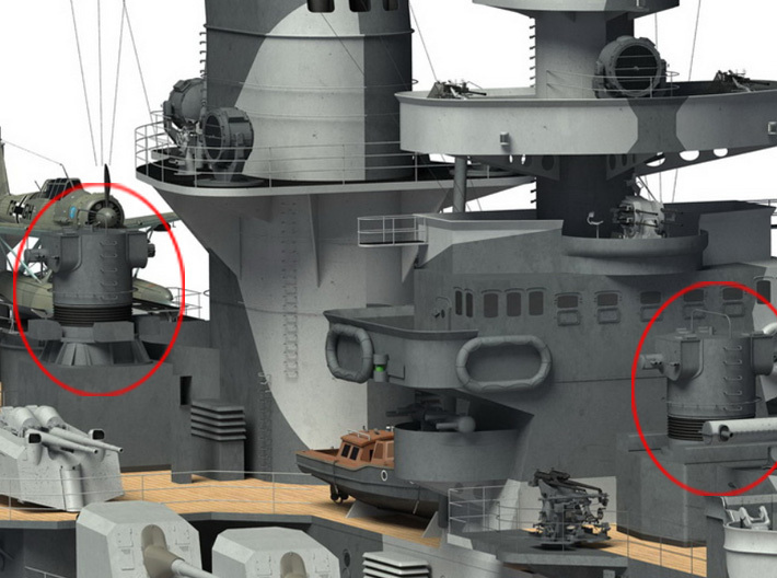 1/192 DKM Admiral Scheer and Graf Spee Rangefinder 3d printed