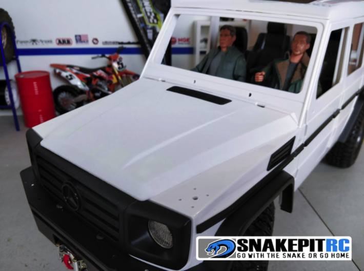 SPRC Hood and Grill for Team Raffee Co. G-Class 3d printed 