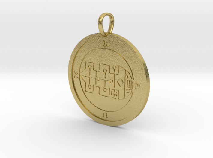 Raum Medallion 3d printed
