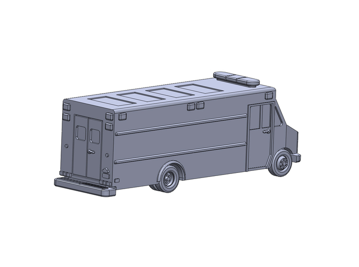 Police/FBI/SWAT stepvan 22ft 3d printed 