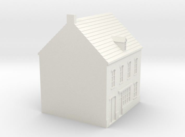 1/350 Town Building 1 3d printed 